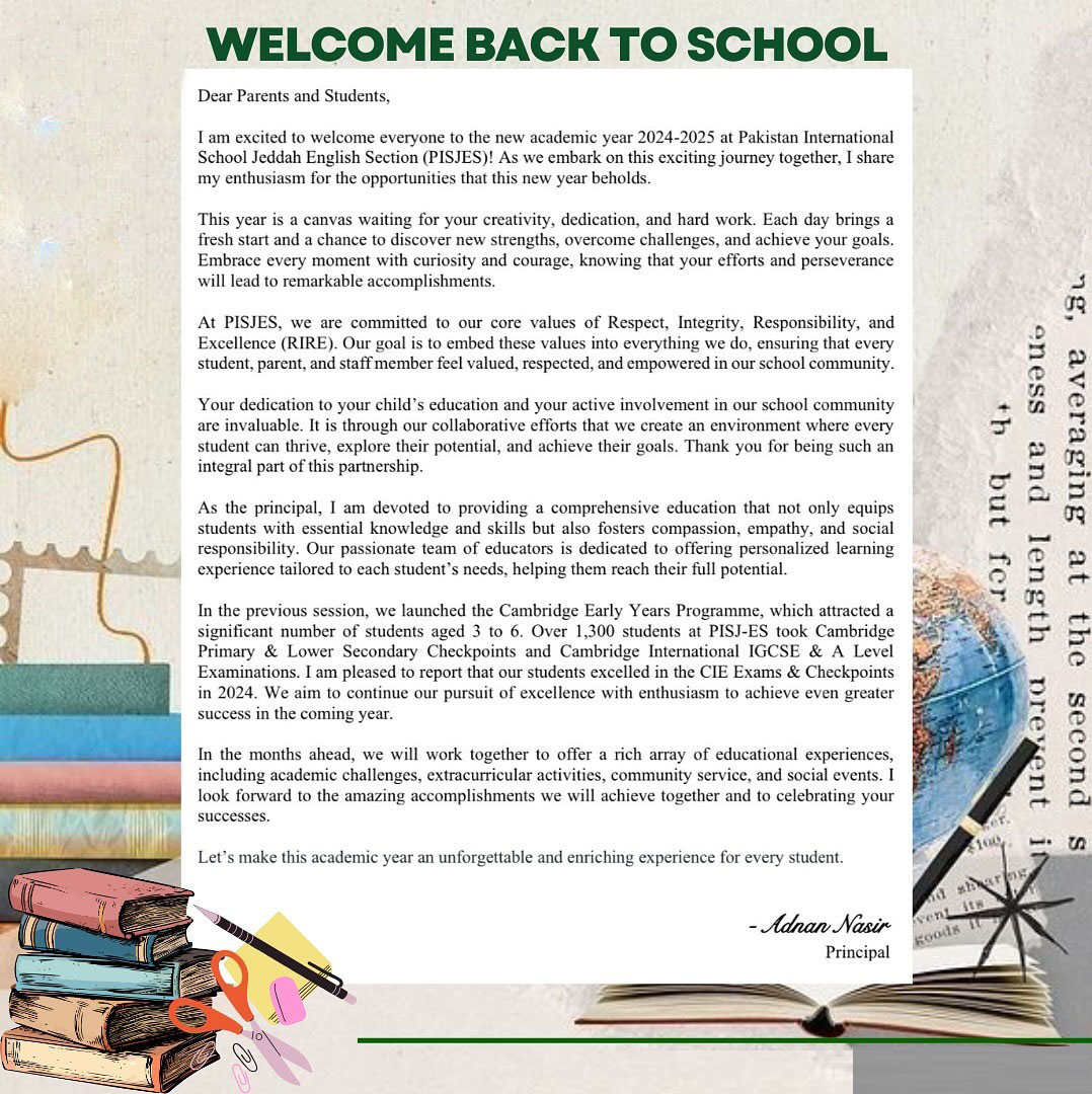 Principal's message